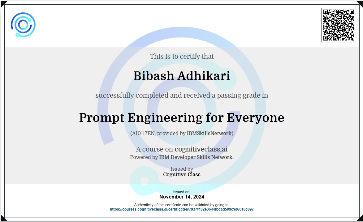Certificate Photo